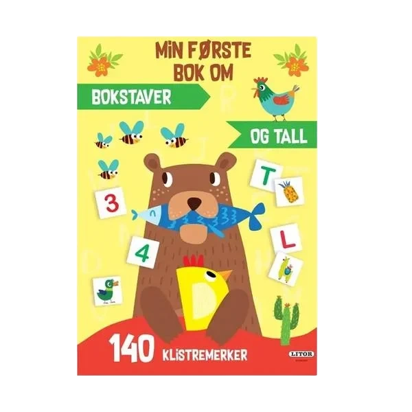 Aktivitetsbok - Min Første Bok om Bokstaver og Tall