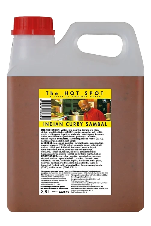 Indian Curry Sambal 2,5liter Kanne