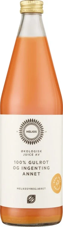 Helios Økologisk Gulrotjuice