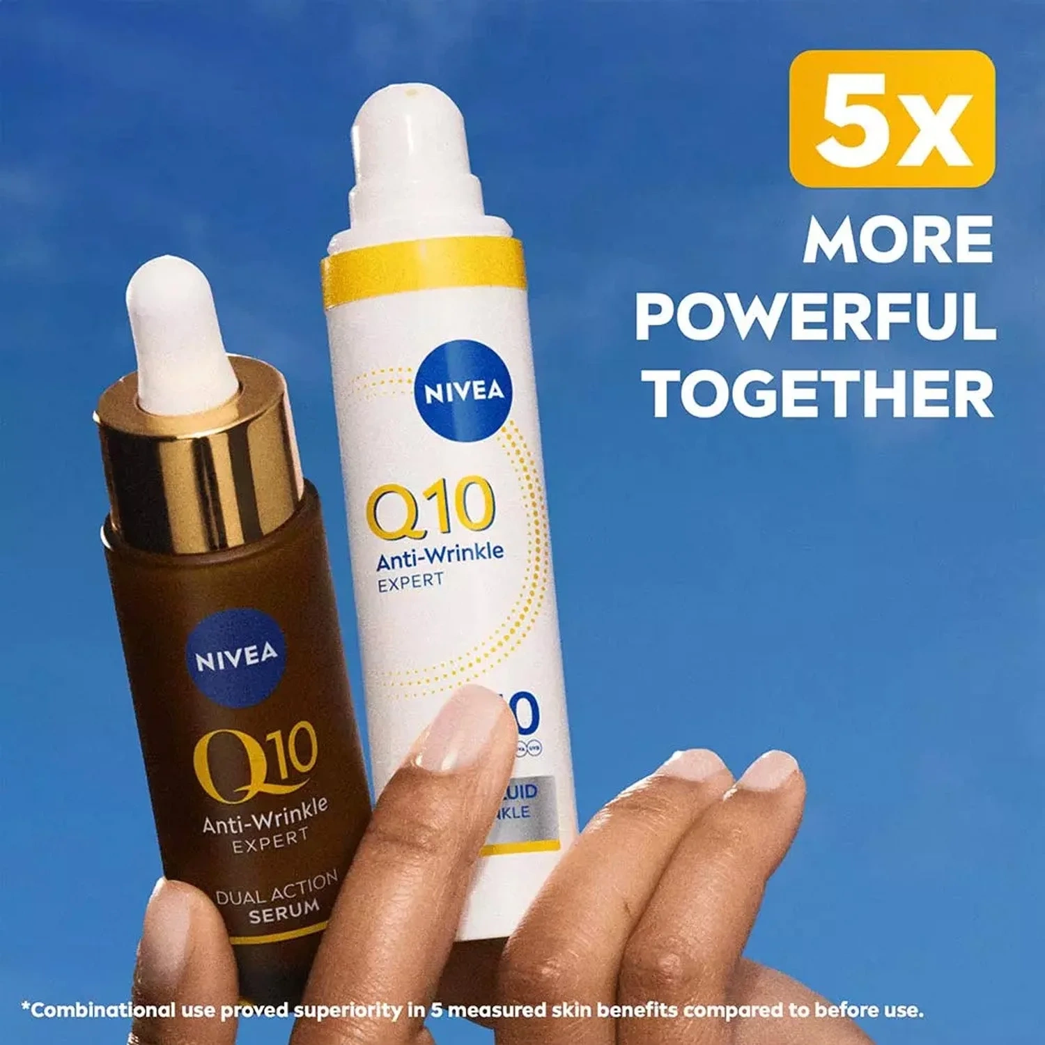 NIVEA Q10 Anti-Wrinkle Expert Daily UV Fluid SPF50