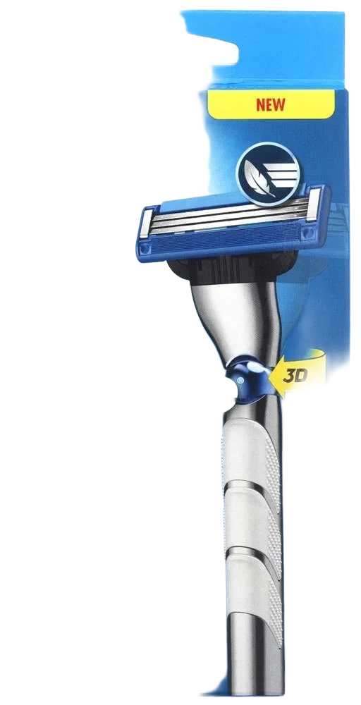 Barberhøvel Mach3 Turbo 2up, 1 stk