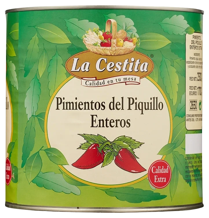 Grillet hel paprika 2,5kg