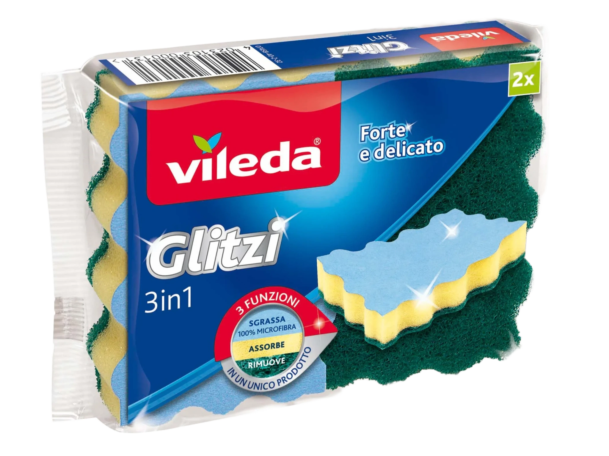 Glitzi 3in1 skursvamp