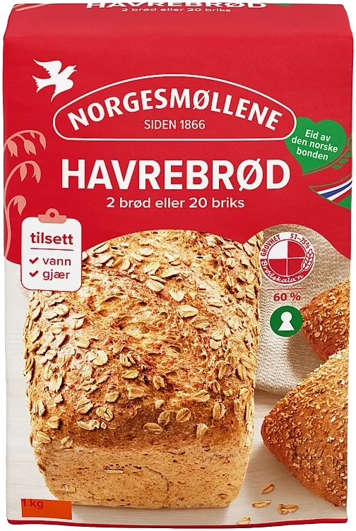 Havrebrød melmiks   1kg