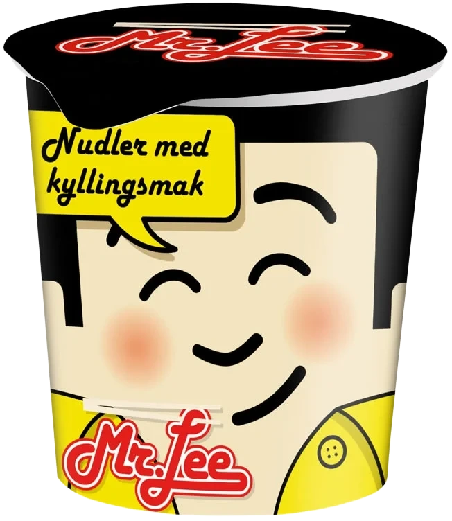 Nudler i Kopp Kyllingsmak 65g Mr.Lee