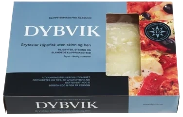 Klippfisk Gryteklar 400g Dybvik