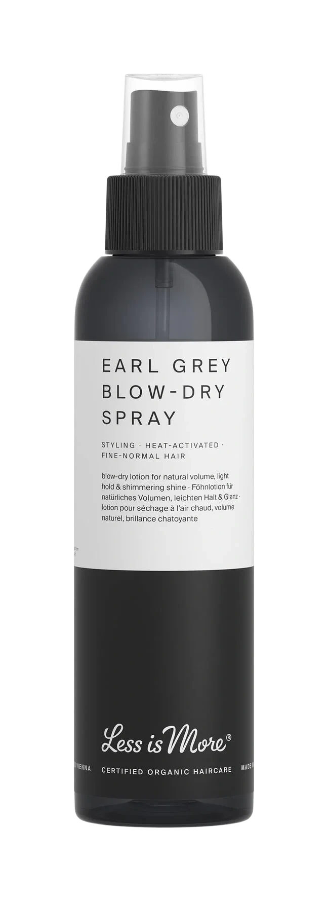Less Is More Organic Earl-Grey Blow-Dry Spray 150 ml
