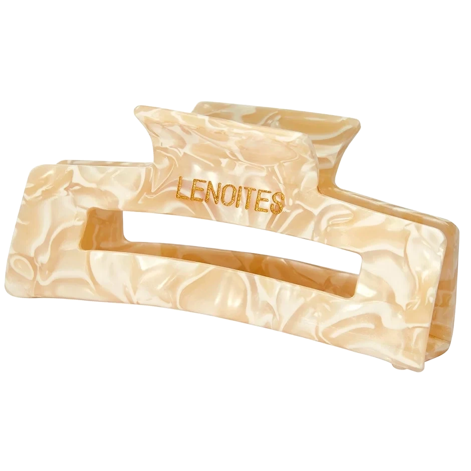Lenoites Hair Claw Champagne Pearl