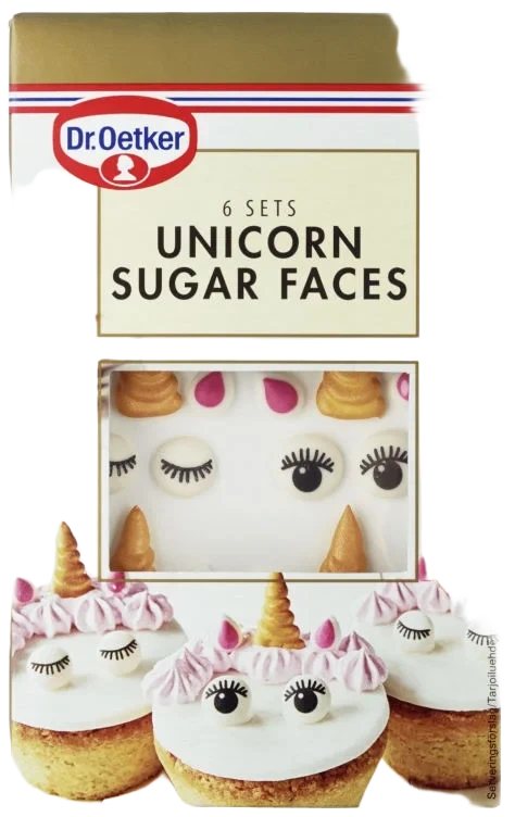 Unicorn Sugar Face 10g Dr.Oetker