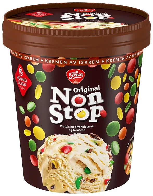 Non Stop Fløteis 450ml Hennig Olsen
