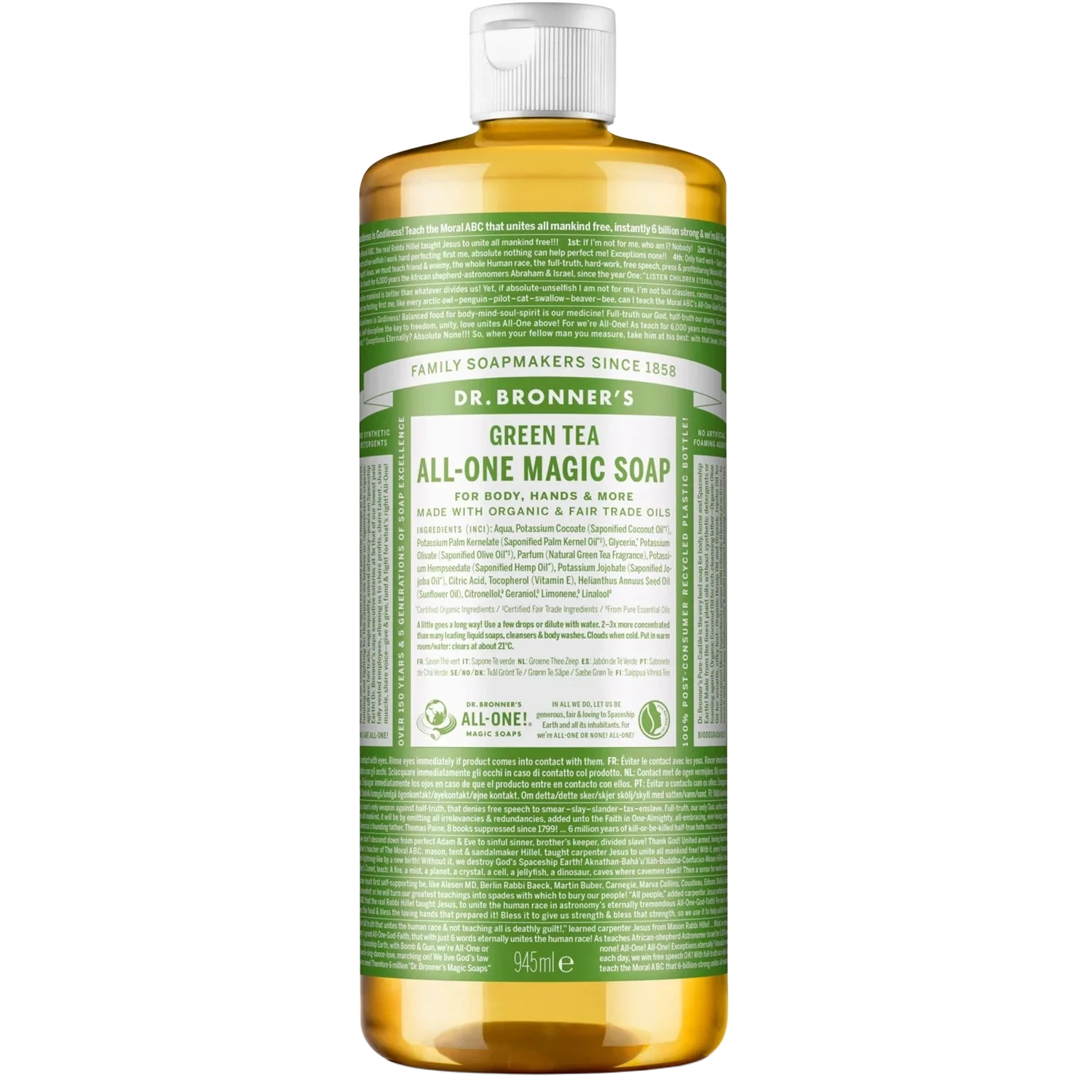 Dr. Bronner's All-One Magic Soap Green Tea