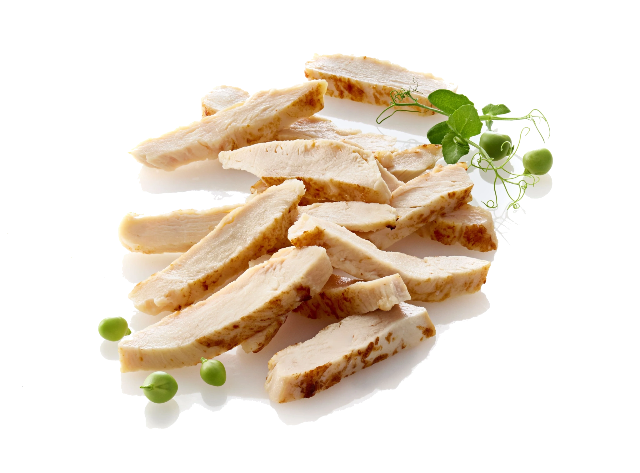 Grillad kycklingbröstfilé i strimlor