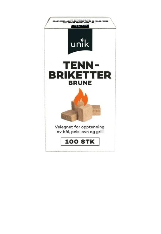 Tennbriketter Brune 100stk Unik