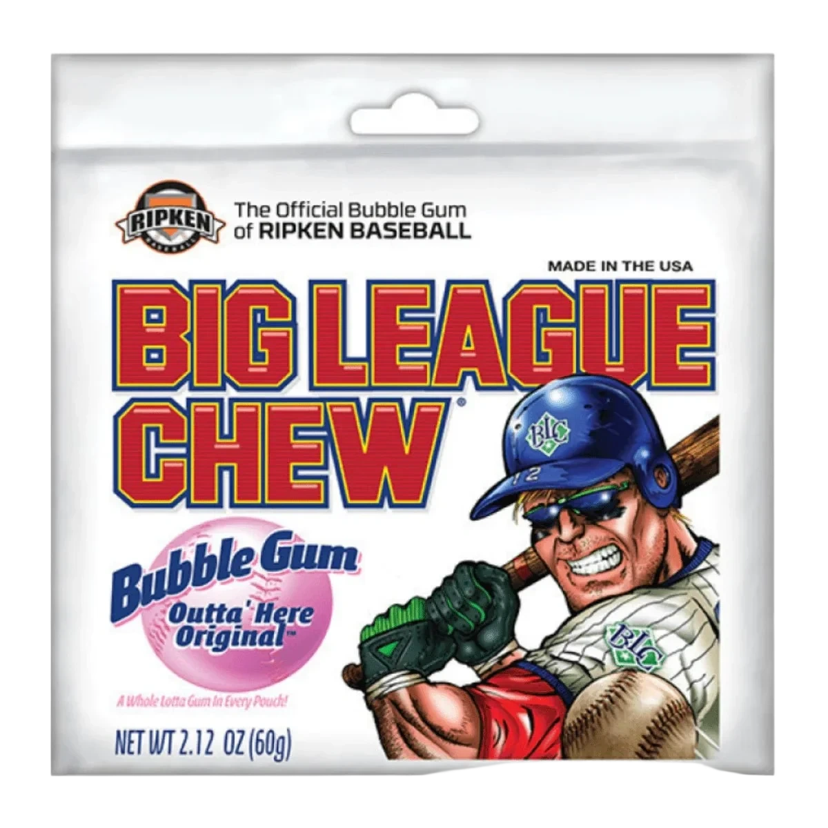 Original Big League Chew Bubble Gum 60 g