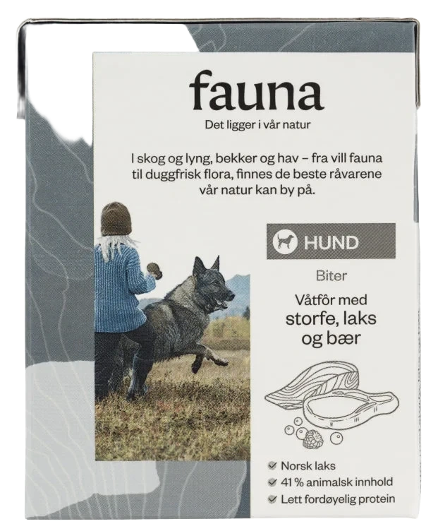 Fauna Hund Våtfor Storfe&laks 365g