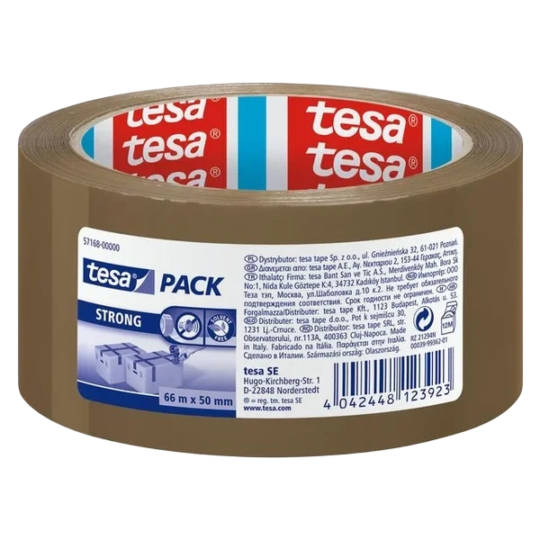 Emo Emballasjetape Tesa Strong 50mmx66m Brun