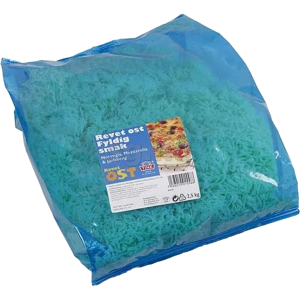 Revet ost fyldig smak   2,5kg
