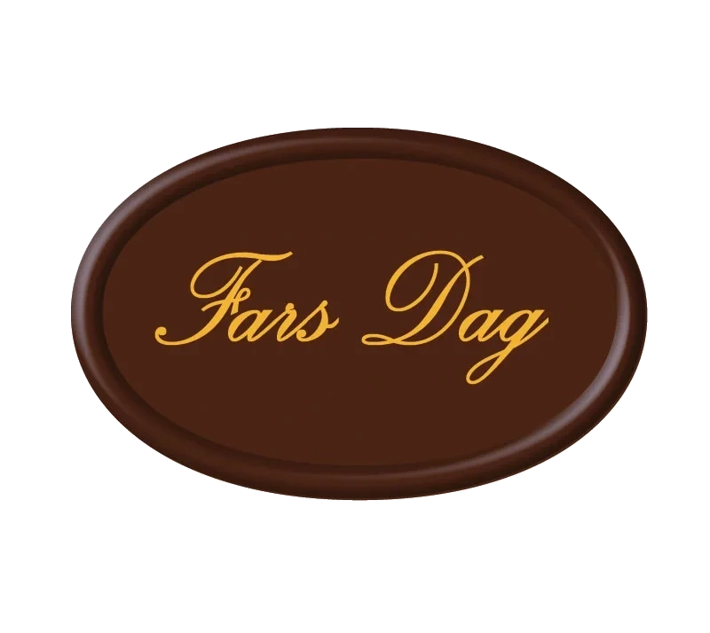 Chokladdekoration Fars dag