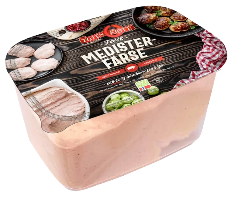 Medisterfarse 550g Toten Kjøtt