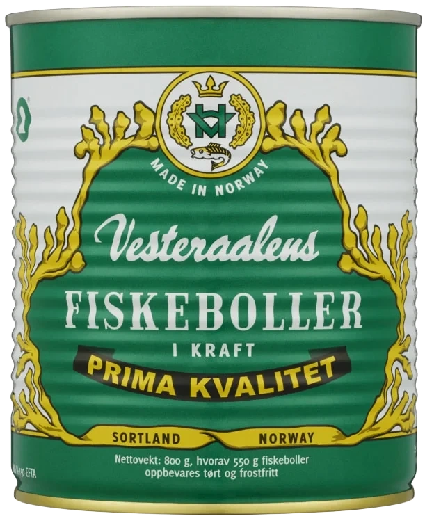 Fiskeboller i Kraft 800g Vesterålens