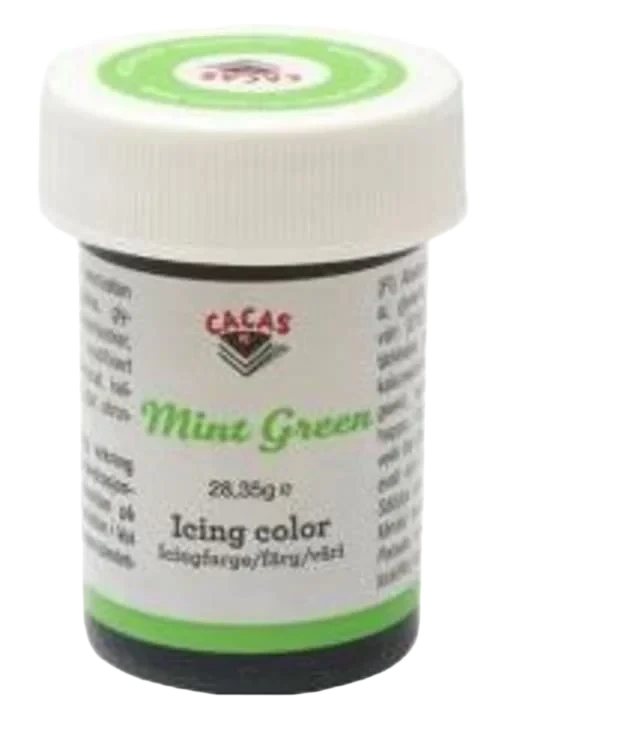 Icingfarge Mintgrønn 28g Cacas