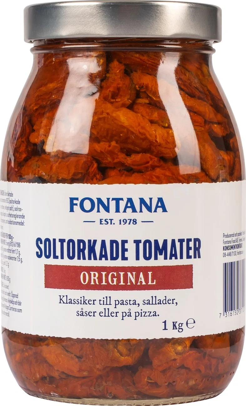 Tomater Soltorkade Marinerade