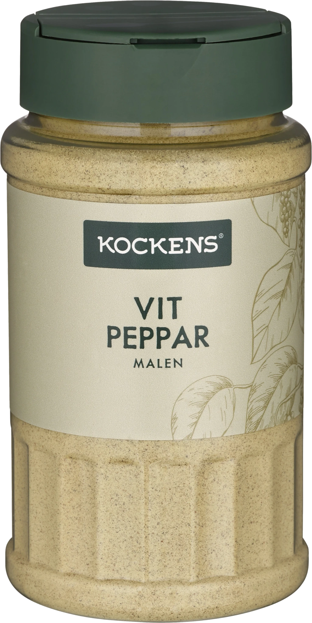 Vitpeppar malen mellanburk