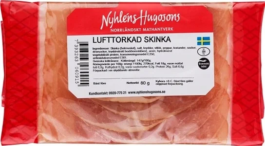LUFTTORKAD SKINKA