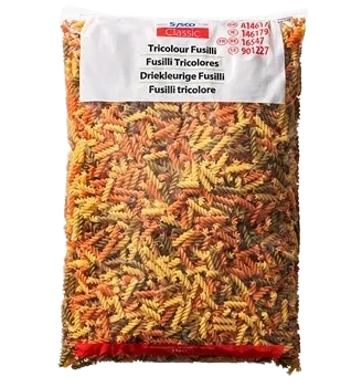 Fusilli tricolore