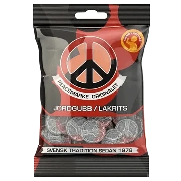P Jordgubb/Lakrits