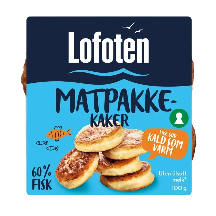 Matpakkekaker 100g Lofoten