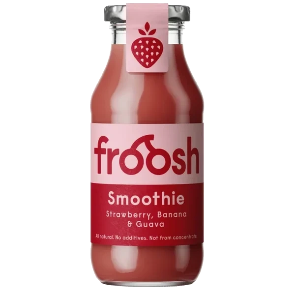 Froosh Jordbær Banan Guava 250ml