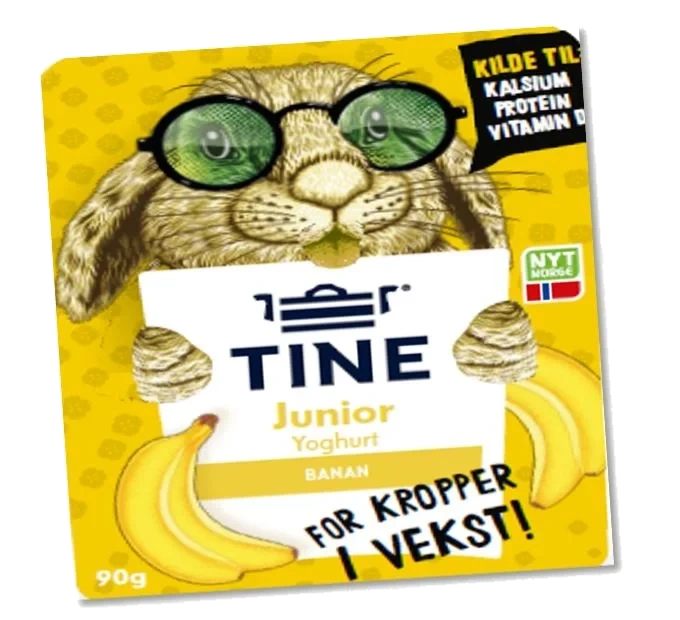 Junior Yoghurt Banan 4x125g Tine