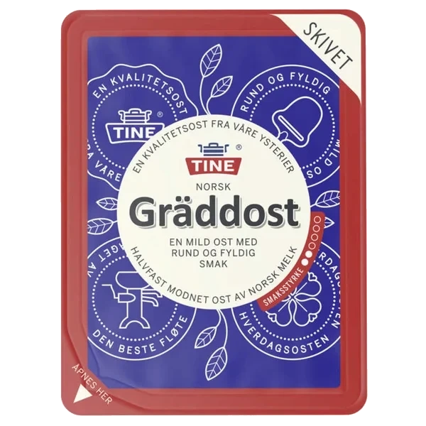 Gräddost Skivet 100g Tine