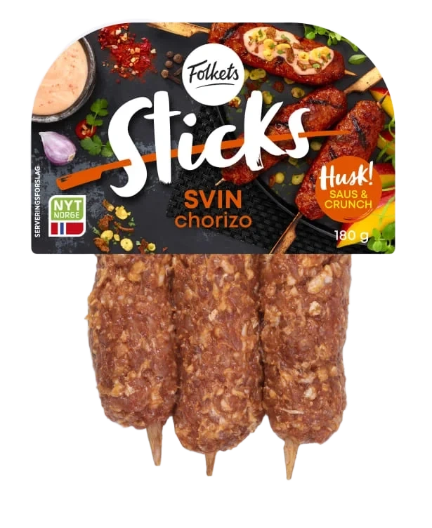 Svin Sticks Chorizo 180g Folkets