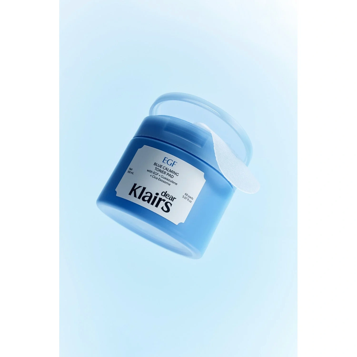 Klairs EGF Blue Calming Toner Pad, 60 stk.