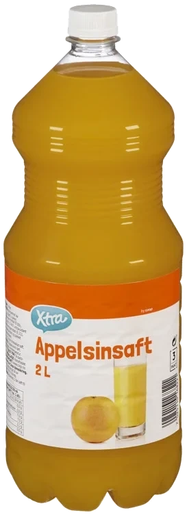 X-tra appelsinsaft 1+4   2l