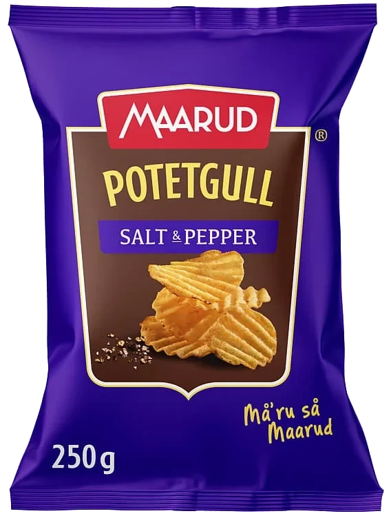 Potetgull salt & pepper  250g