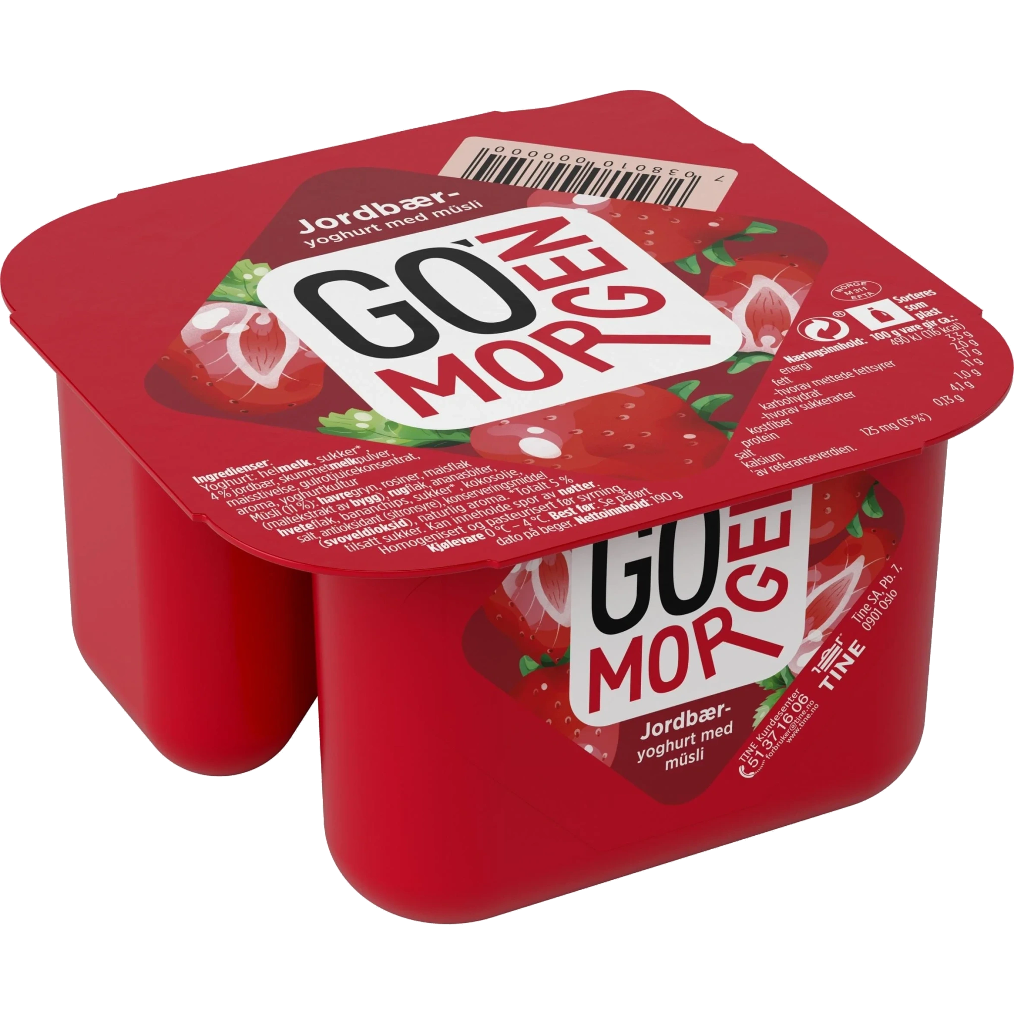 Go Morgen Jordbær 190G