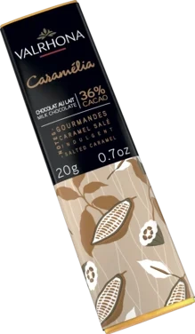Kaffesjokolade 36% Caramelia 20g Mini Bar Valrhona