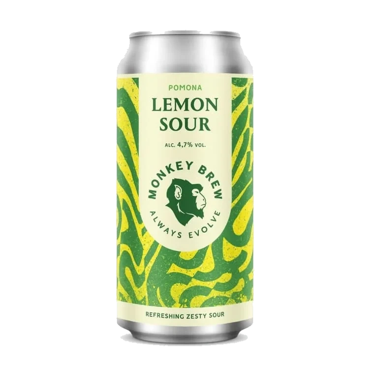 Monkey Brew Pomona - Lemon Sour 440 ml 4.7% Alc