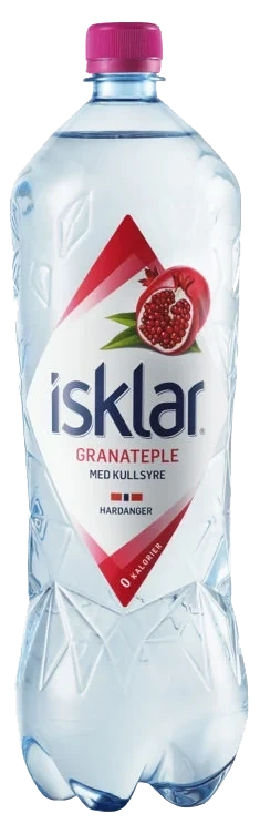 Isklar Sparkling Granateple 1,5l flaske