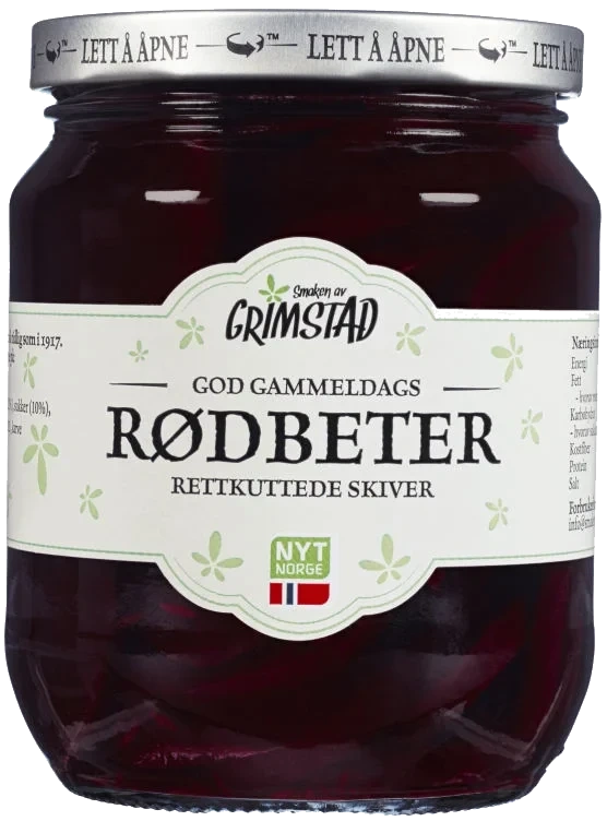 Rødbeter God Gammeldags 550g Grimstad