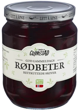 Rødbeter God Gammeldags 550g Grimstad