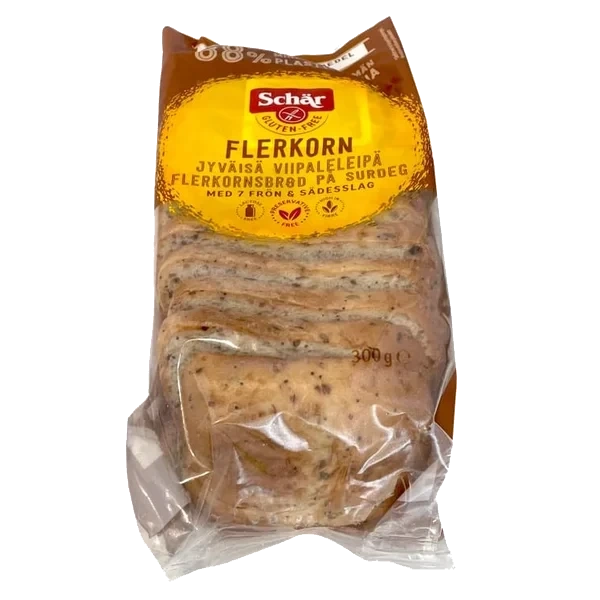 Schar Flerkornbrød Skivet Glutenfri 300g
