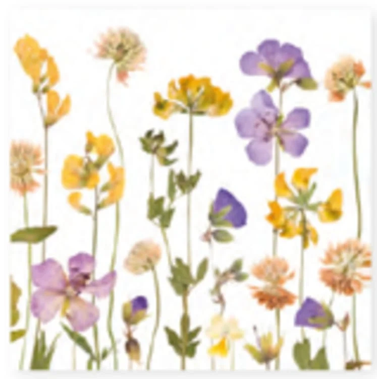 Serviett Sommerblomster 20stk Unik