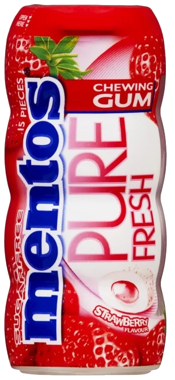 Mentos Gum Strawberry Pb 30g