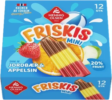 Friskis Appelsin&Jordbær 12stk