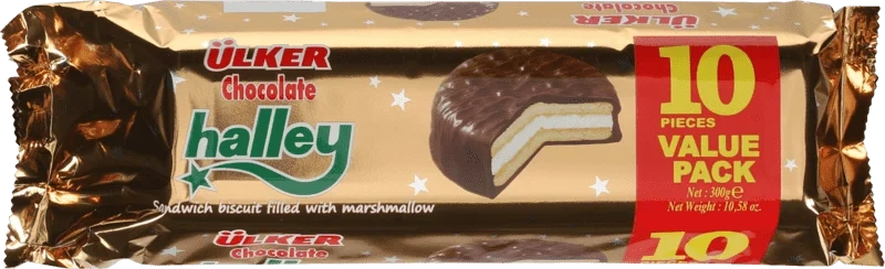 Ulker Halley Biscuit 10pk