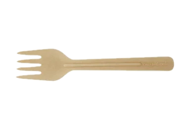 Gaffel 165mm Kraft Kartong Miljøvennlig Plastfri